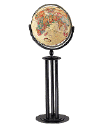 floor standing globe of the earth